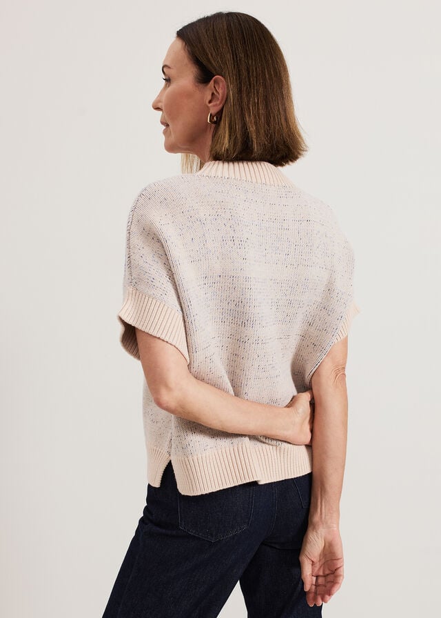 Blue Phase Eight Sara Geo Tabard Knitwear | 0395RTELX