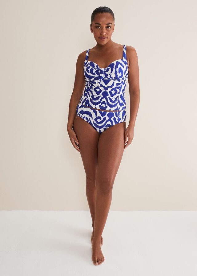 Blue / White Phase Eight Ikatini Swimwear | 8241SQZVM