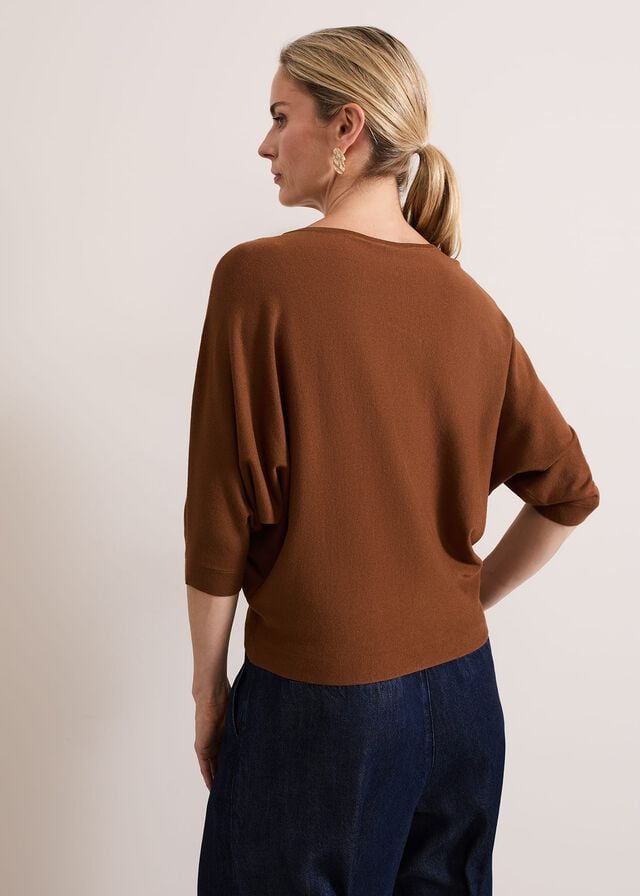 Brown Phase Eight Cristine Knitwear | 8361NRMCL