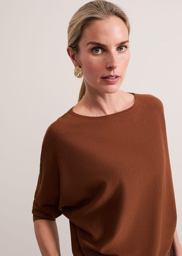 Brown Phase Eight Cristine Knitwear | 8361NRMCL