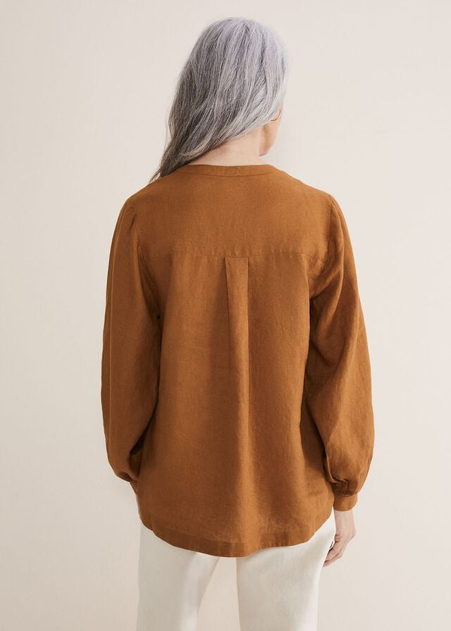 Brown Phase Eight Emma Shirts | 6971GHYWR