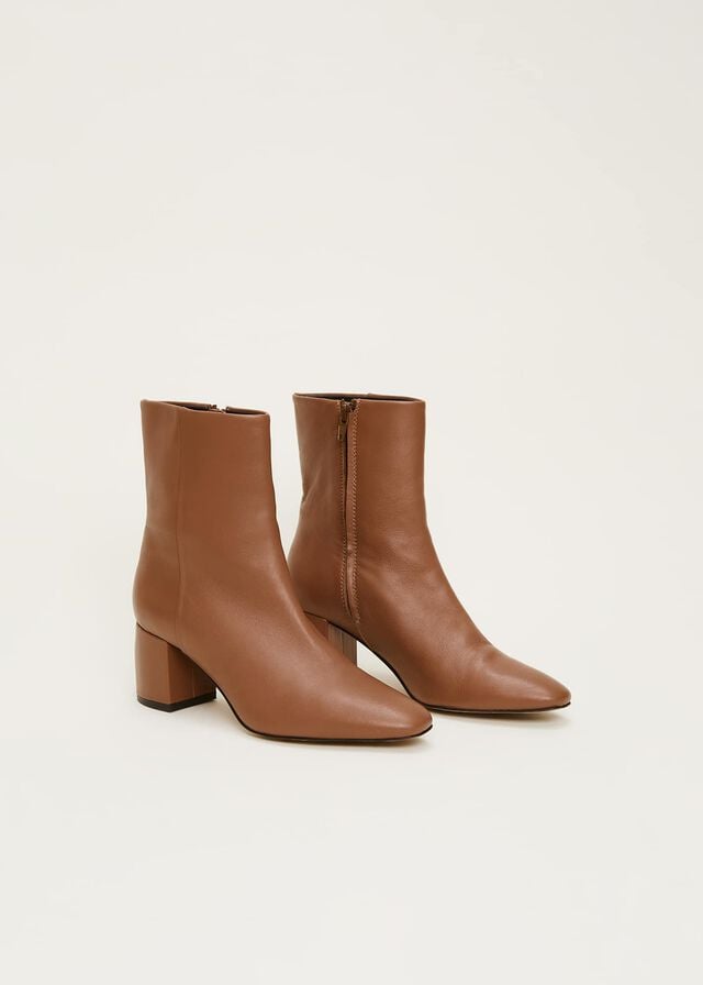 Brown Phase Eight Heeled Boots | 1250ULFNZ