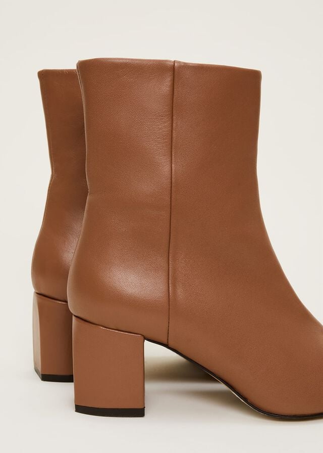 Brown Phase Eight Heeled Boots | 1250ULFNZ