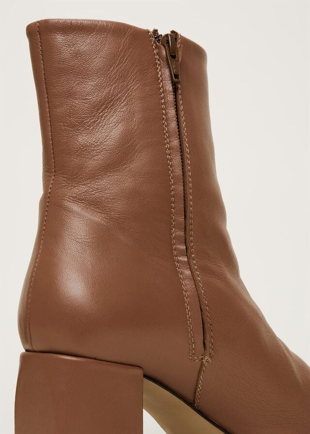 Brown Phase Eight Heeled Boots | 1250ULFNZ