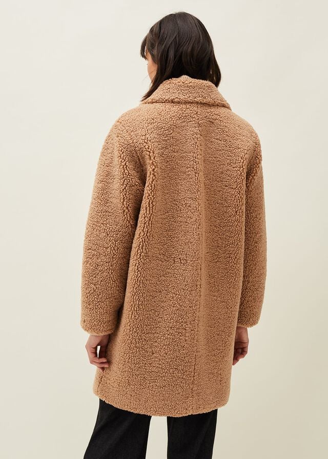 Brown Phase Eight Katherine Teddy Coats | 2045HALME