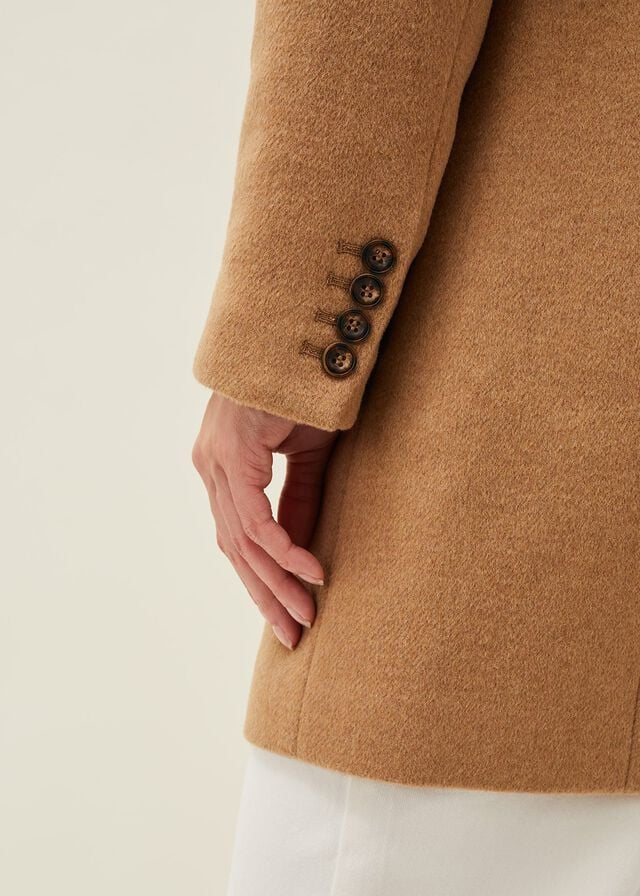 Brown Phase Eight Lydia Wool Coats | 8023ODWKN