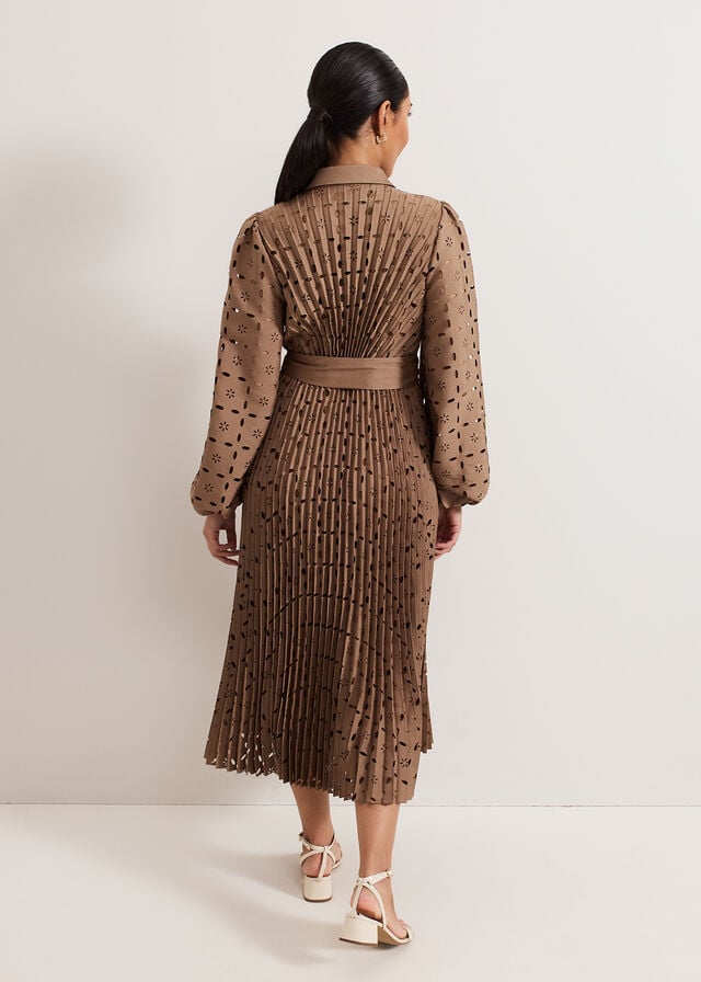 Brown Phase Eight Petite Ryley Dress | 3254QSEFK