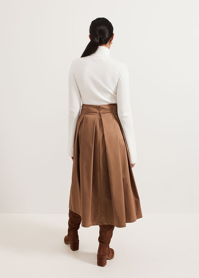 Brown Phase Eight Trinity Petite Skirts | 4578HGTYS