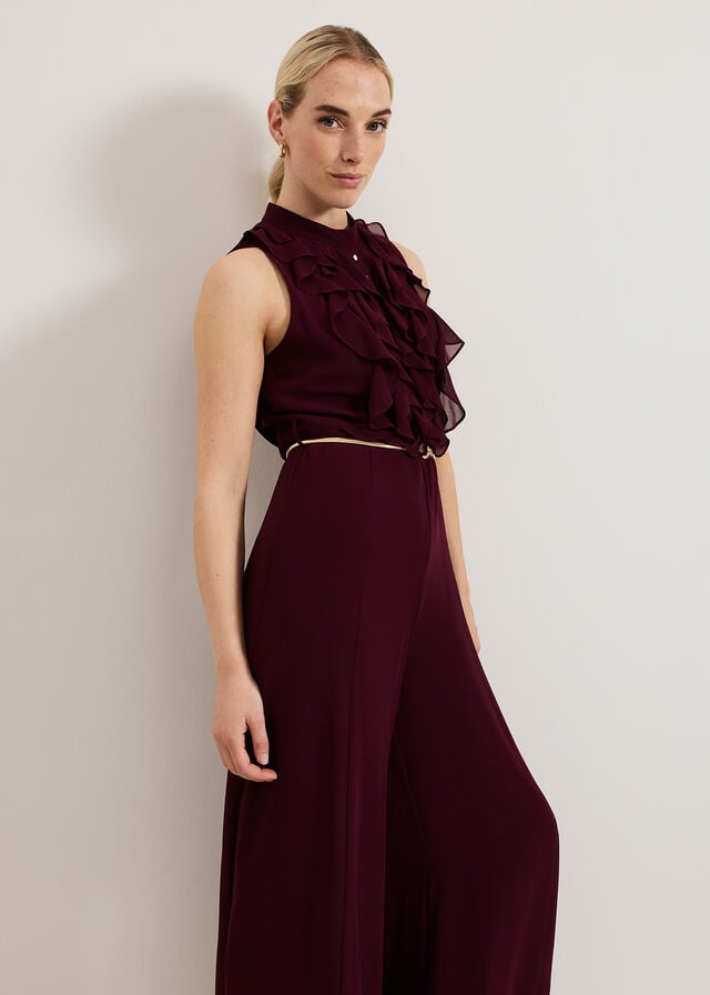 Burgundy Phase Eight Nalani Dress | 4627PAUWK