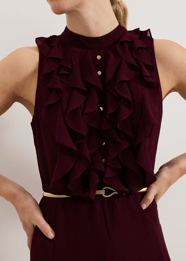 Burgundy Phase Eight Nalani Dress | 4627PAUWK