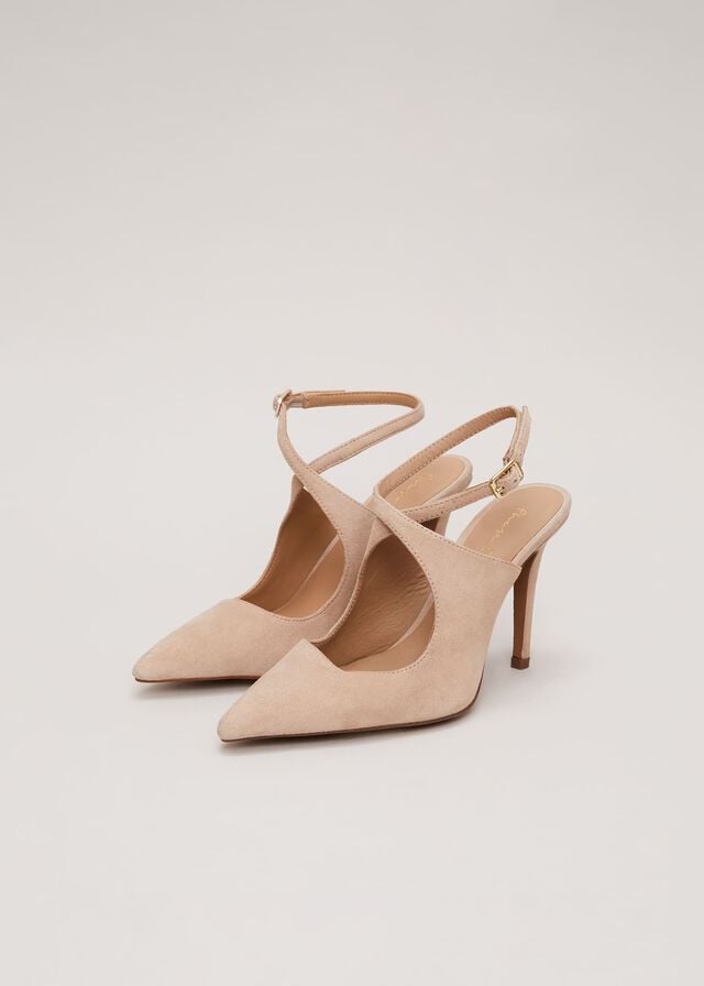 Cream Phase Eight Cross Overs Heels | 6714GZVYC