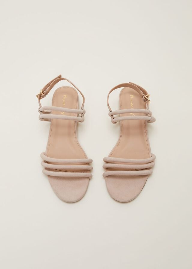 Cream Phase Eight Suede Flats | 7342OJXTD