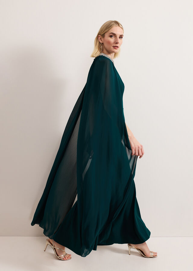 Dark Green Phase Eight Bridie Dress | 3509NPHLG