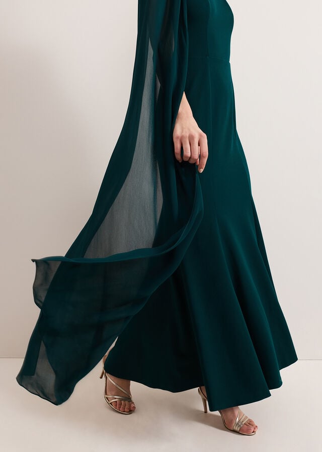 Dark Green Phase Eight Bridie Dress | 3509NPHLG