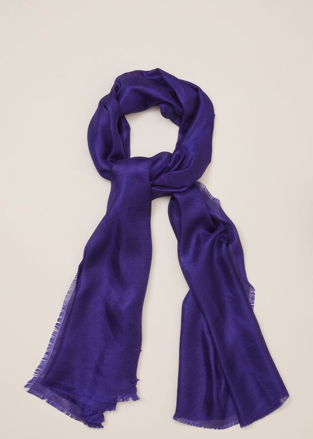 Deep Blue Phase Eight Verity Scarves | 4569GSXCR