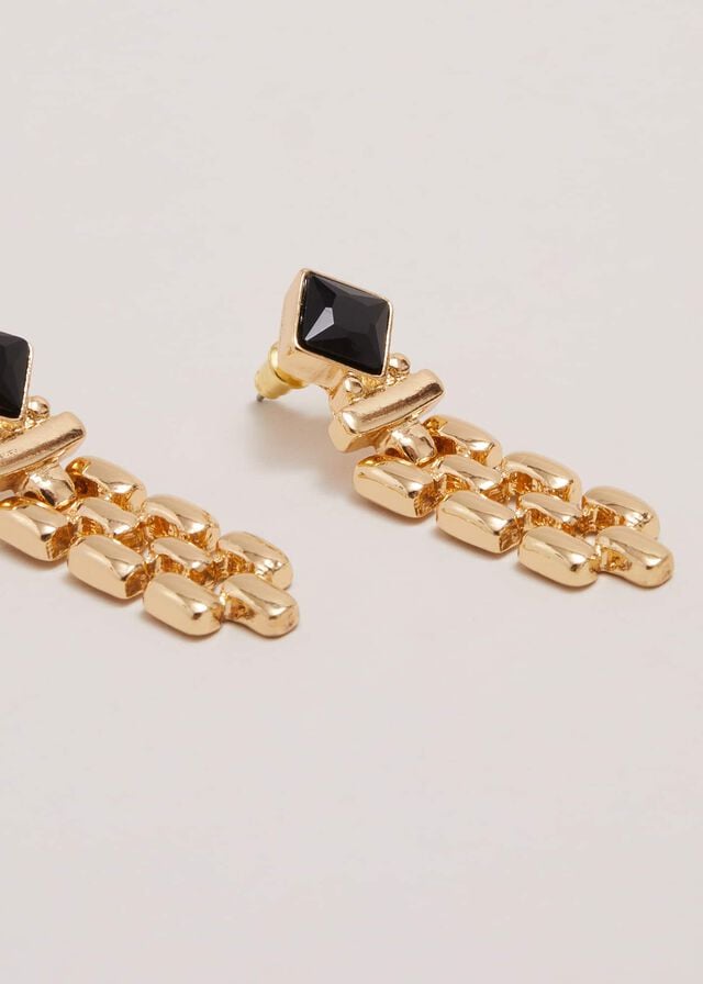 Gold Phase Eight Gold Chain Drop Jewellery | 3184CBYTD