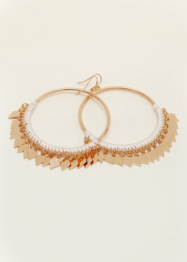 Gold Phase Eight Gold Hoop Jewellery | 0359OREIY