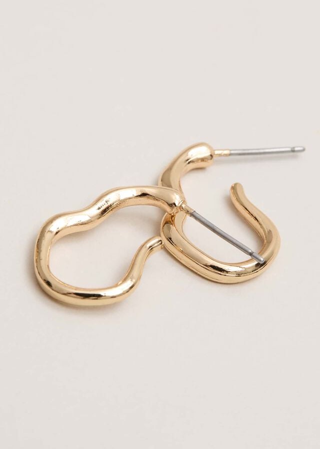 Gold Phase Eight Gold Irregular Hoop Jewellery | 1946COFEN