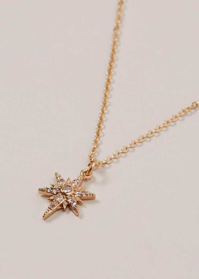 Gold Phase Eight Gold Plated Star Pendant Jewellery | 2675CWGKI