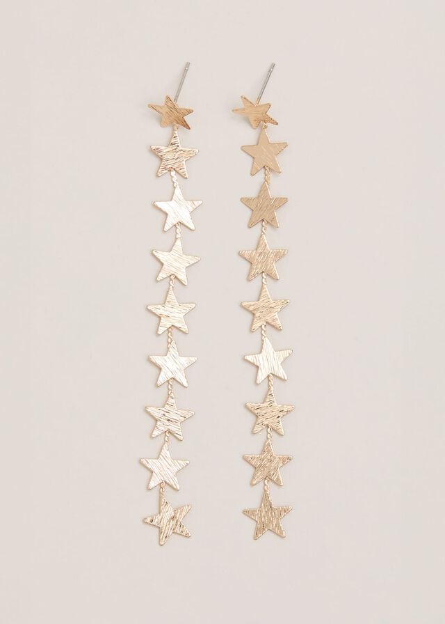 Gold Phase Eight Gold Star Drop Jewellery | 6421OMYAE