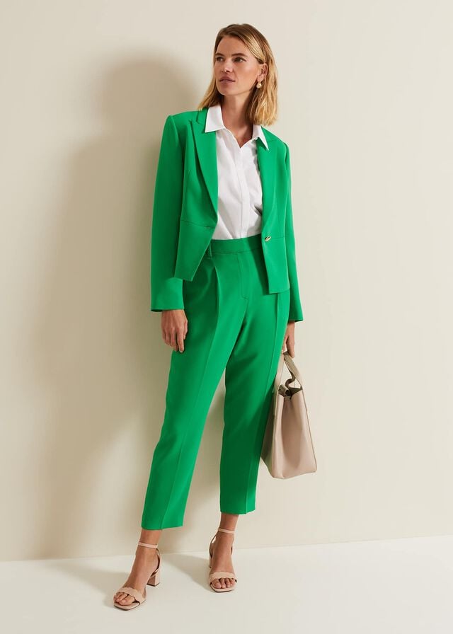 Green Phase Eight Adria Tapered Trousers | 2845EWBCY