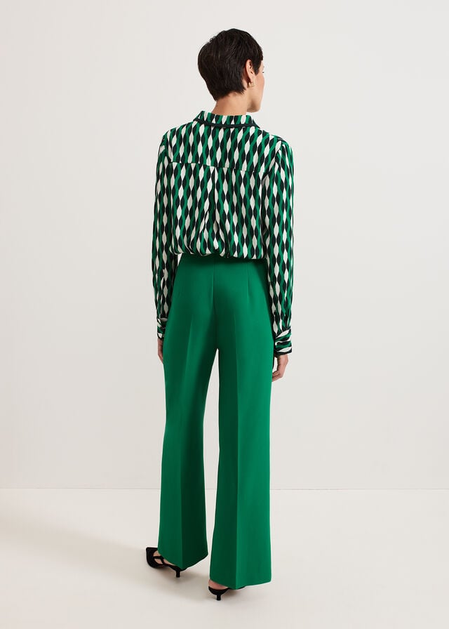 Green Phase Eight Aubrielle Trousers | 5089SQCJT