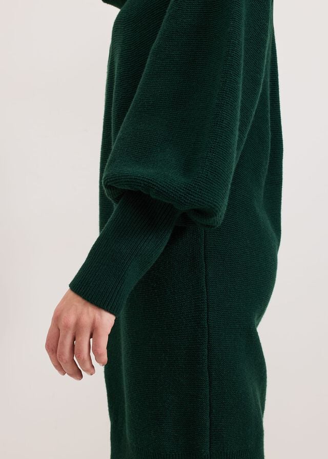 Green Phase Eight Dahlieted Chunky Dress | 5029FXQAI