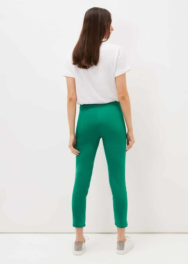 Green Phase Eight Miah Cropped Trousers | 8523OLJDF