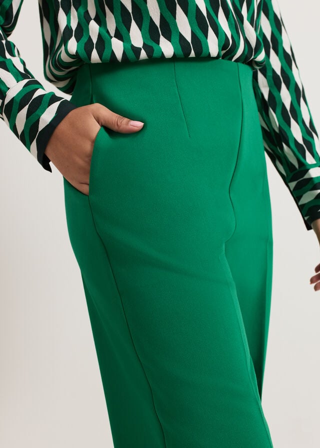 Green Phase Eight Petite Aubrielle Trousers | 7653TFBXG