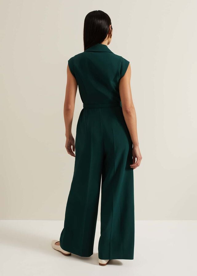 Green Phase Eight Renae Jumpsuit | 0572EXHKR