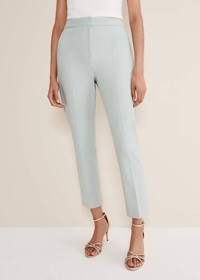 Grey Phase Eight Eira Cigarettes Trousers | 1759EFSDG