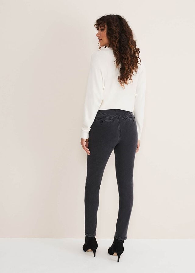 Grey Phase Eight Haileestitch Skinny Jeans | 2075SCPWA