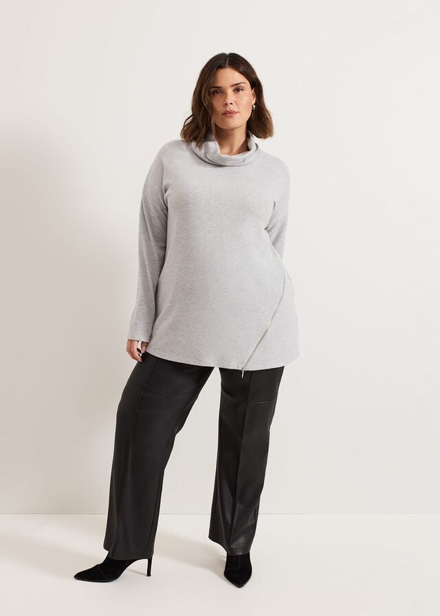 Grey Phase Eight Klara Grey Snuggle T Shirts | 9681JQMGC