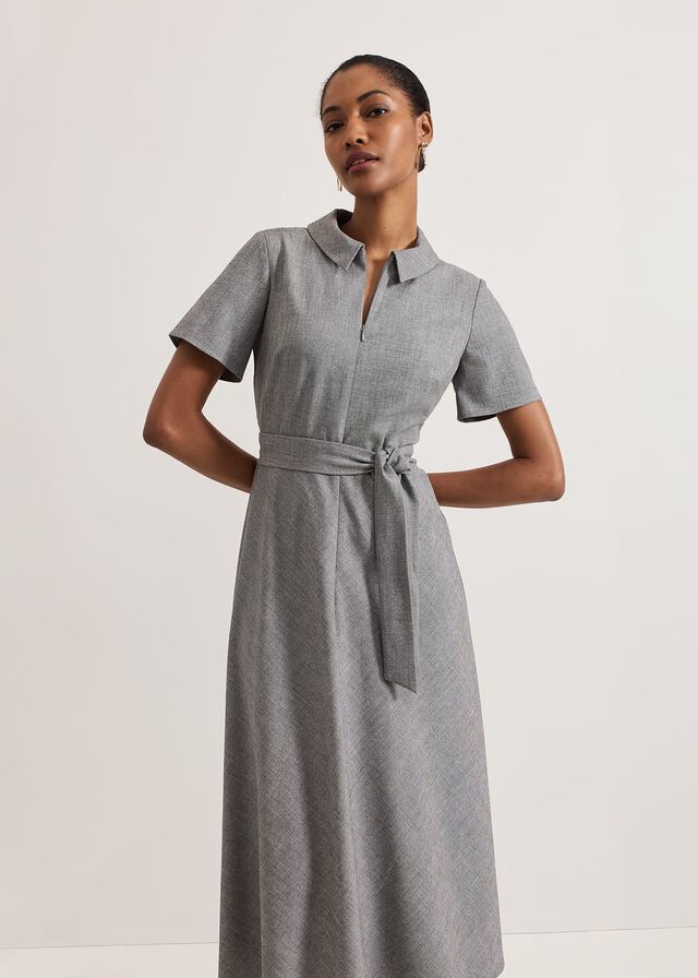 Grey Phase Eight Silvia Tonic Dress | 3492XKDHV