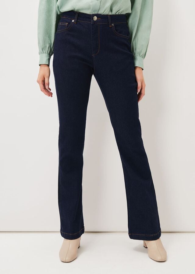 Indigo Phase Eight Aycacut Denim Jeans | 4073KZWDO