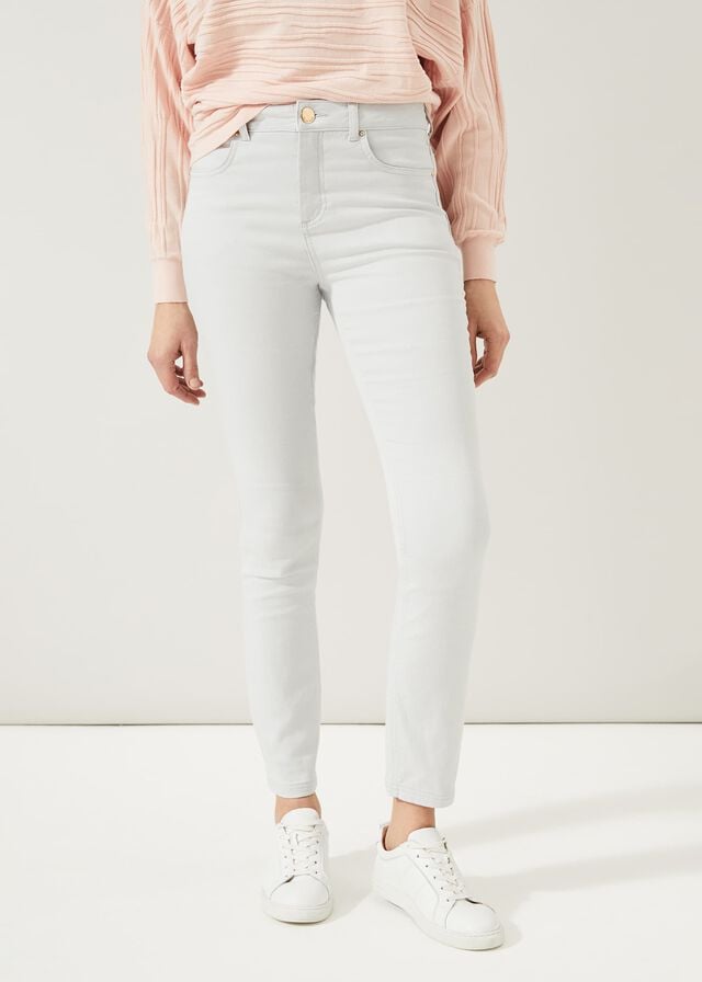 Light Grey Phase Eight Ismay Skinny Jeans | 4601FKNEP