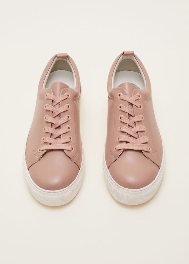 Light Pink Phase Eight Platform Flats | 2174CIJER