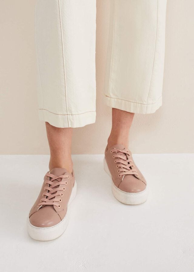 Light Pink Phase Eight Platform Flats | 2174CIJER