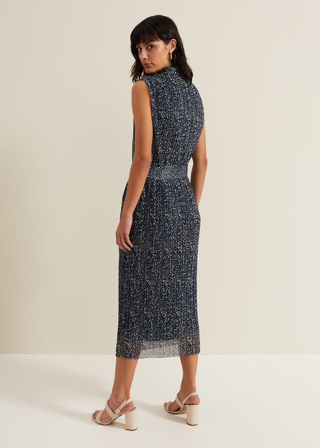 Navy Phase Eight Adia Dress | 7239AGTSN