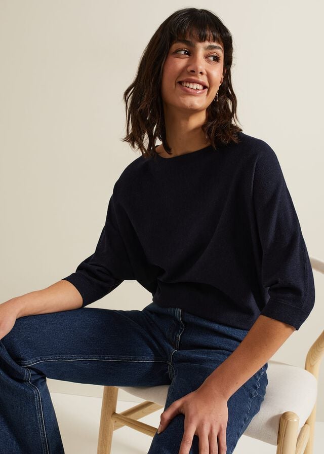 Navy Phase Eight Cristine Knitwear | 4507IJXYE