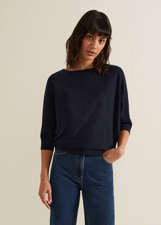 Navy Phase Eight Cristine Knitwear | 4507IJXYE