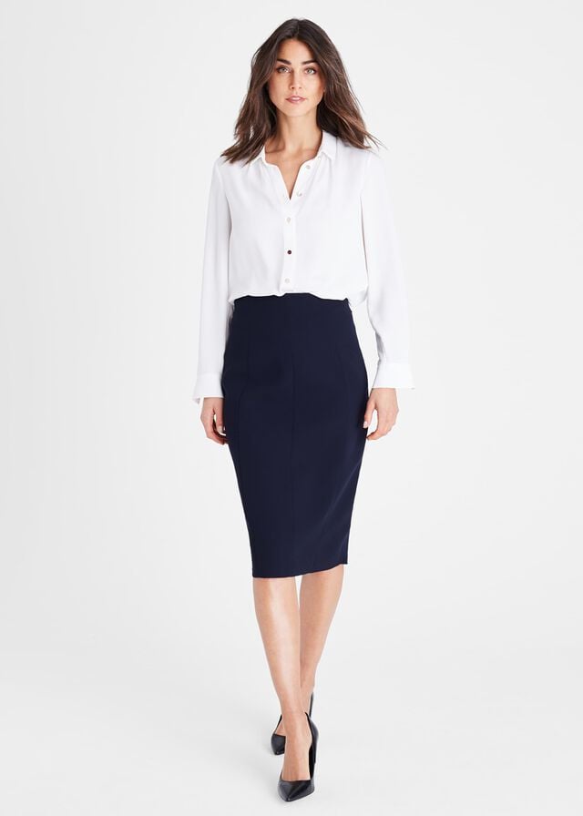 Navy Phase Eight Isabella City Skirts | 3129WSDTQ