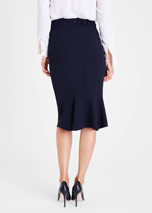 Navy Phase Eight Isabella City Skirts | 3129WSDTQ