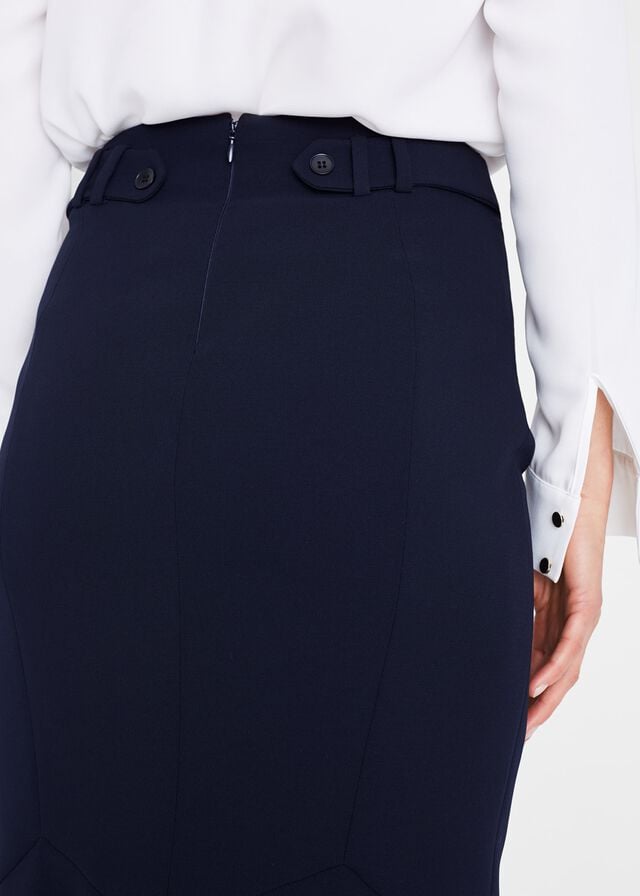 Navy Phase Eight Isabella City Skirts | 3129WSDTQ