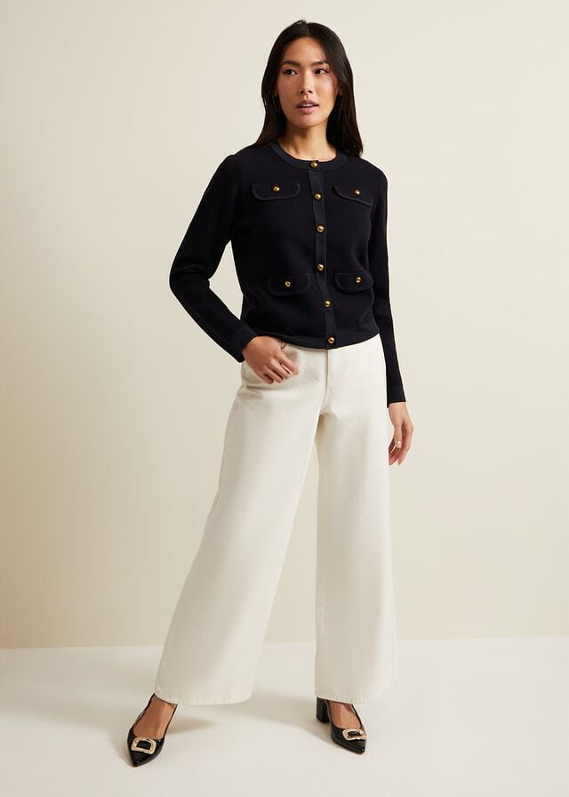 Navy Phase Eight Libbyted Jackets | 6537SZFUX