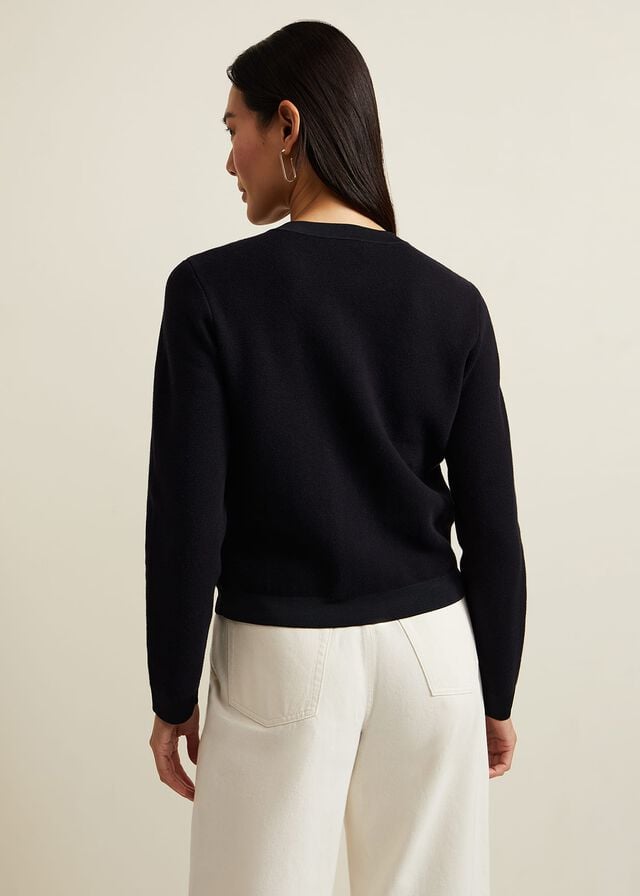 Navy Phase Eight Libbyted Knitwear | 6812KMXAN