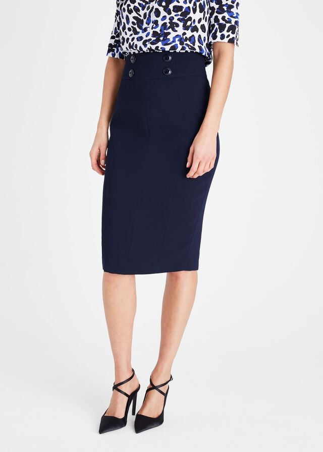 Navy Phase Eight Nina City Skirts | 0958HSYWD