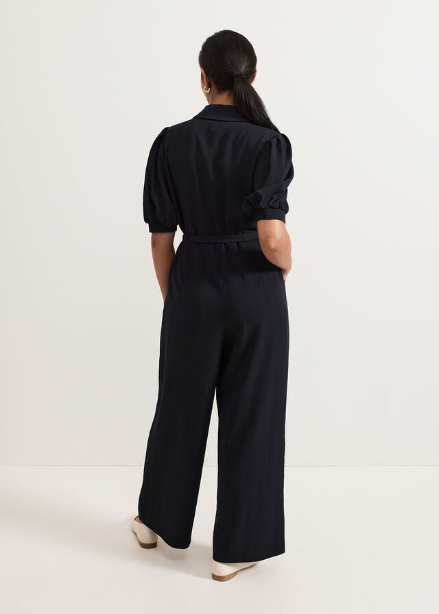 Navy Phase Eight Petite Candice Jumpsuit | 3671KTABS