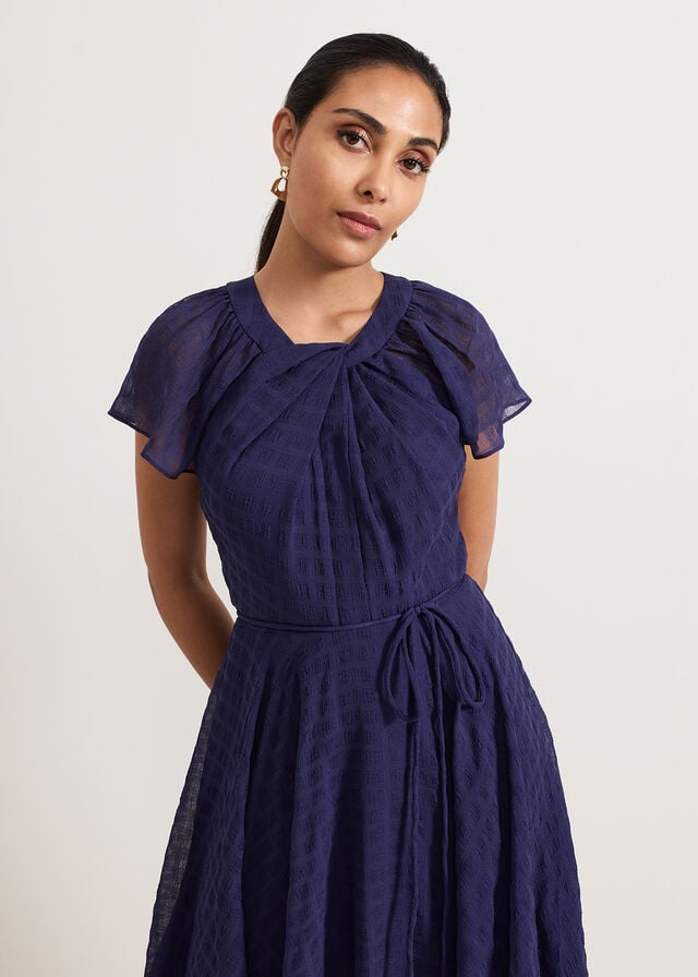 Navy Phase Eight Petite Gwen Dress | 0129KGBDM