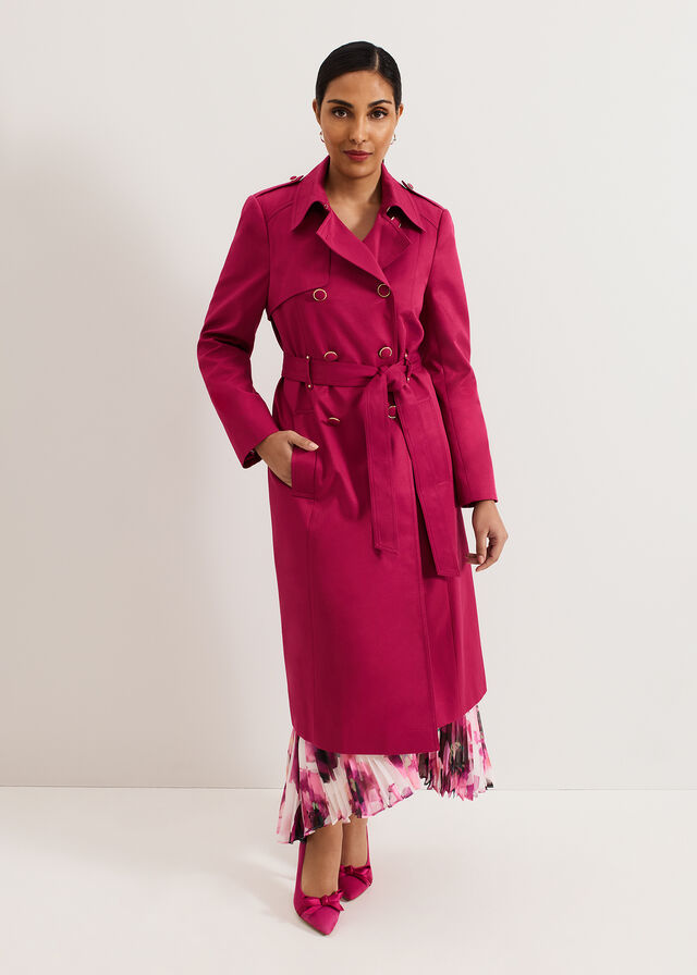 Pink Phase Eight Cheryl Petite Coats | 0581JSONK